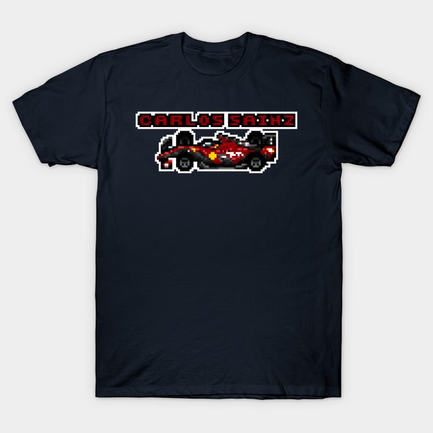 Carlos Sainz '23 Old School T-Shirt by SteamboatJoe